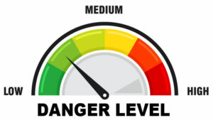 danger level low med