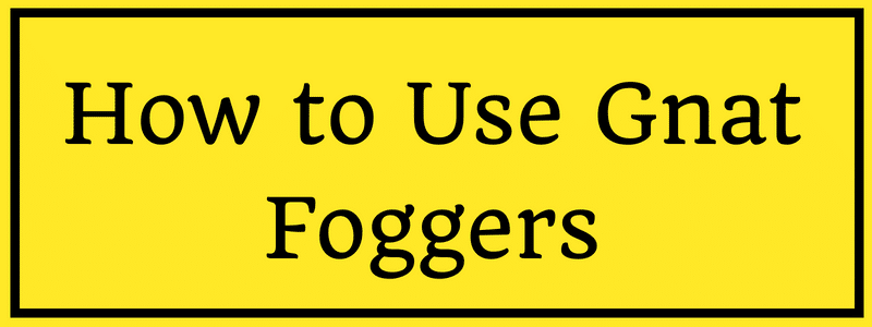 how to use gnat foggers